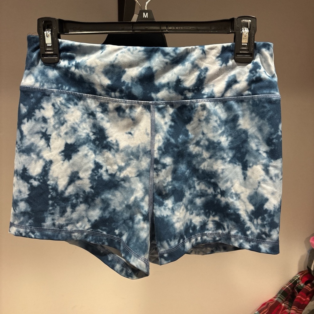 American Eagle Outfitters Blue and White Tie-Dye Spandex